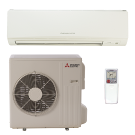 36,000 BTU 16.2 SEER Wall Mounted Mitsubishi Mini Split Single Zone Heat Pump - MSZ-GS36NA-R410A